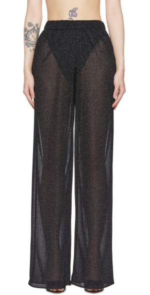Oséree - SSENSE Exclusive Black Lumière Lounge Pants