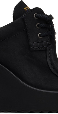 【Ottolinger】ECCO.kollektiveエディションJoke ウェッジヒール Ottolinger Black ECCO.kollektive Edition Joke Lace Mules