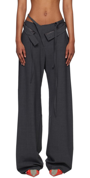 Ottolinger - Gray Double Fold Trousers