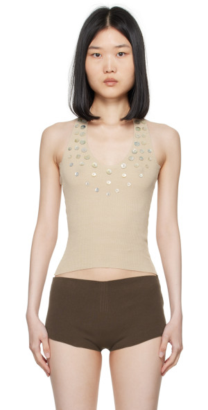 Paloma Wool - Beige Nerium Tank Top