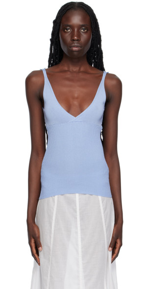 paloma wool 水色 タンクトップ Paloma Wool - Blue Che Tank Top