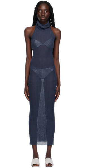 Paloma Wool - Navy Dely Midi Dress