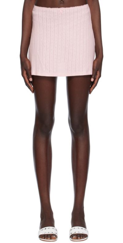 Paloma Wool Paloma Wool Pink Clairo Miniskirt