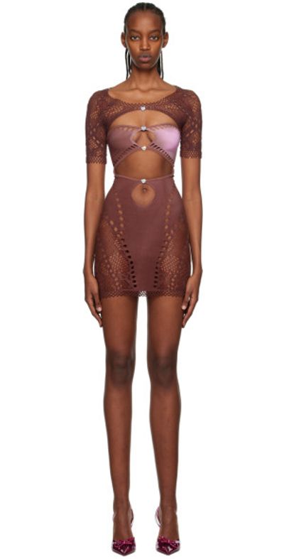 brown poster girl dress POSTER GIRL