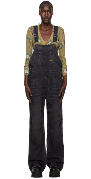 R13 - Black Damon Overalls