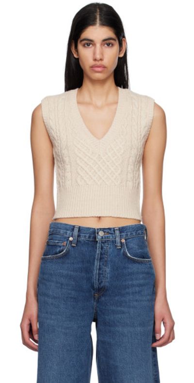 rag & bone rag & bone Off-White Elizabeth Vest
