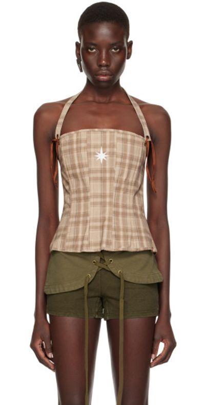Raga Malak Raga Malak Brown Lala Tank Top