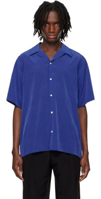 RAINMAKER KYOTO - Blue Pleated Shirt