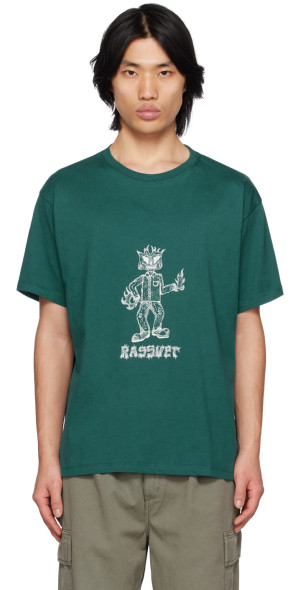 【RASSVET】KEEP DANCING T-SHIRT [GREEN] Rassvet Keep Dancing Tee Green – 7Hills Store