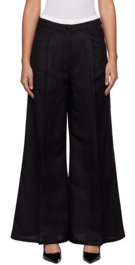 REMAIN Birger Christensen REMAIN Birger Christensen Black Suiting Trousers