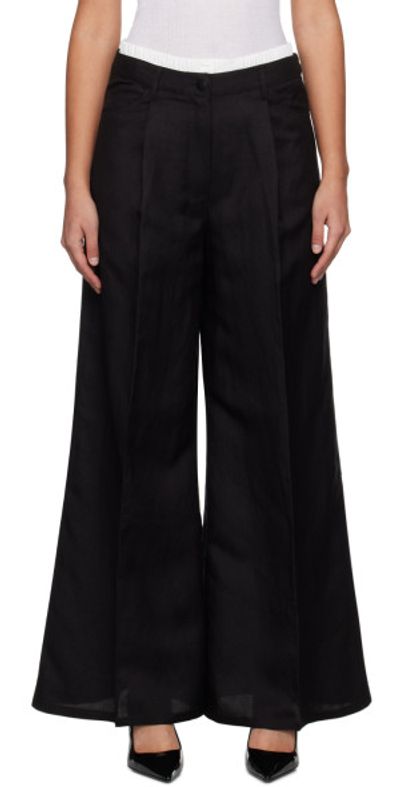 REMAIN Birger Christensen REMAIN Birger Christensen Black Suiting Trousers