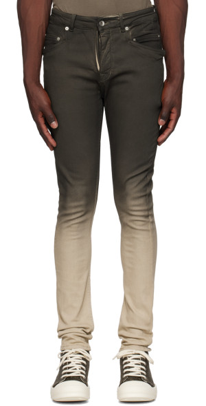 Rick Owens DRKSHDW - Black & Off-White Tyrone Jeans