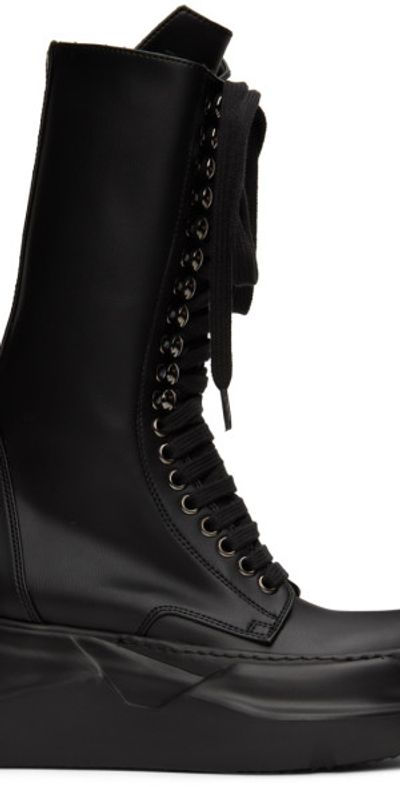 Rick Owens DRKSHDW - Black Army Boots display picture 3