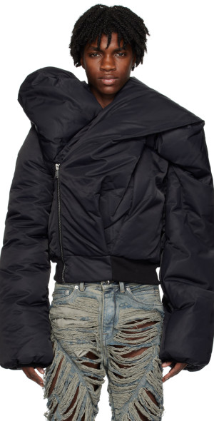 ジャケット・アウター RICKOWENS DRKSHDW DOLL BOMBER Rick Owens DRKSHDW - Black Doll Down Bomber Jacket