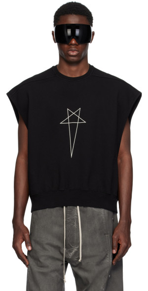 Rick Owens DRKSHDW - Black Pentagram Jumbo Tatlin Sweatshirt