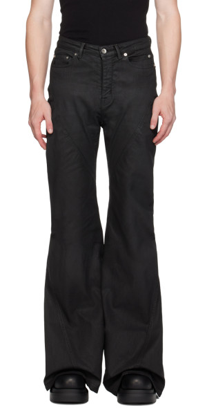 Rick Owens DRKSHDW - Black Porterville Bias Bootcut Jeans
