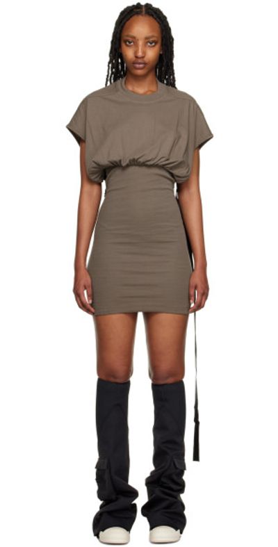 princess polly baby blue dress Rick Owens Long Wrap Gown in Dust