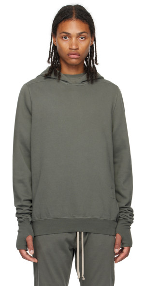トップス Rick Owens gauntlet granbury hoodie Rick Owens DRKSHDW - Gray Gauntlet Granbury Hoodie