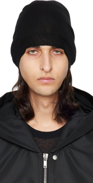 Rick Owens - Black Medium Beanie