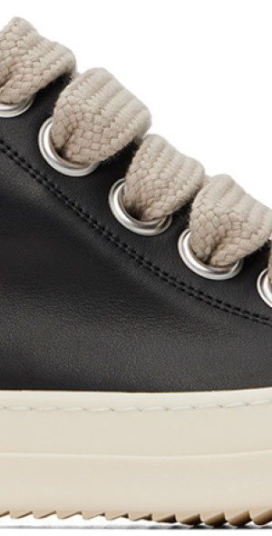 Rick Owens - Black Porterville Jumbo Laced Low Sneaks Sneakers