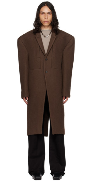 Rick Owens - Brown Jumbo Tatlin Coat