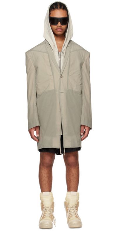 Rick Owens - Gray Jumbo Tatlin Coat