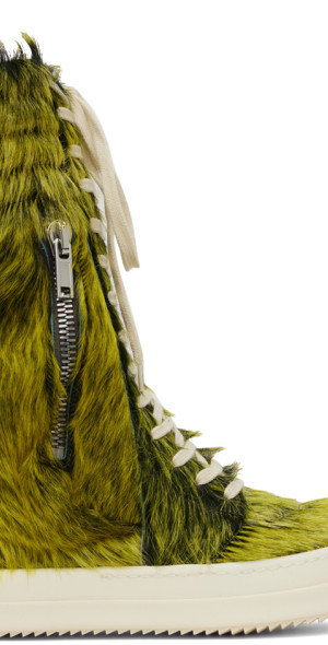 Rick Owens - Green Cargobasket Sneakers