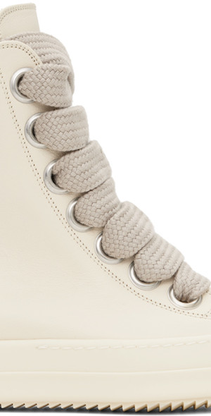 Rick Owens - Off-White Jumbo Laced Sneakers