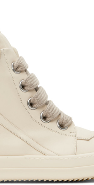 Rick Owens - Off-White Porterville Jumbolaced Geobasket Sneakers