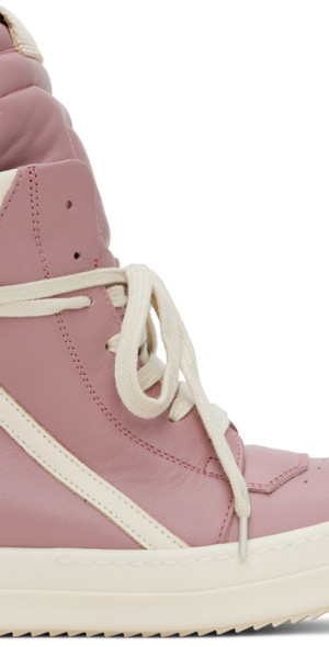 靴 Rick owens geobasket pink milk Rick Owens Pink and Milk Pony Hair Geobasket Size 9 | eBay