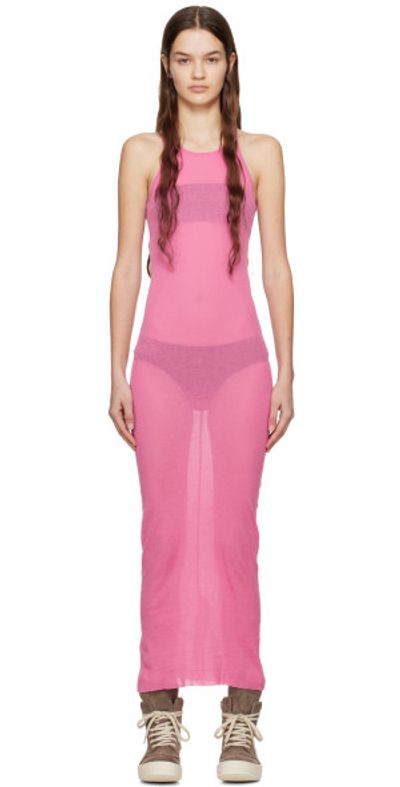 Rick Owens - Pink Tank Maxi Dress