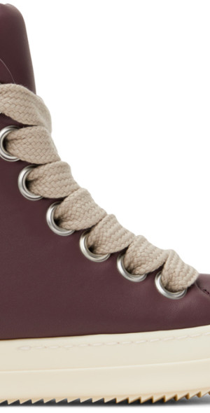 Rick Owens - Purple Jumbo Lace Padded Sneakers