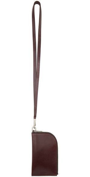 Rick Owens - Purple Neck Wallet