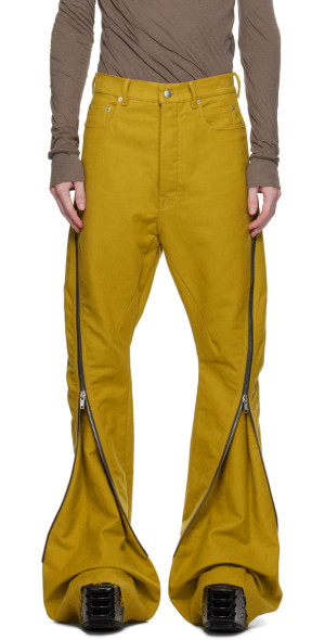 Rick Owens - Yellow Bolan Banana Jeans