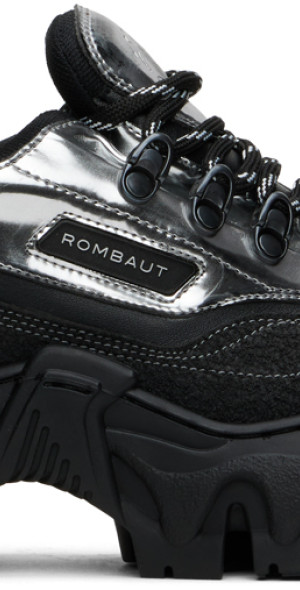 Rombaut - Black & Silver Boccaccio II Asfalto Sneakers