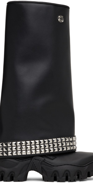 Rombaut - Black Boccaccio II Rain Studs Boots