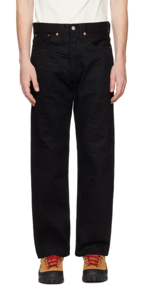 パンツ RRL vintage 5 pocket black denim 32/32 RRL Vintage 5-Pocket Black-on-Black Jean