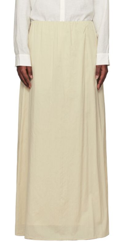 Ruohan Ruohan Beige Kos Maxi Skirt