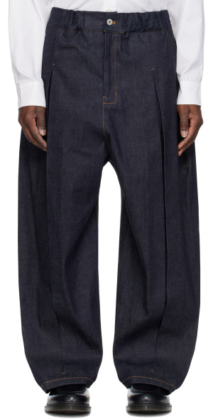 SAGE NATION - Blue Box Pleat Jeans