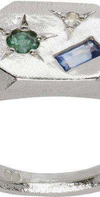 Seb Brown - Silver & Pink XL Neapolitan Ring