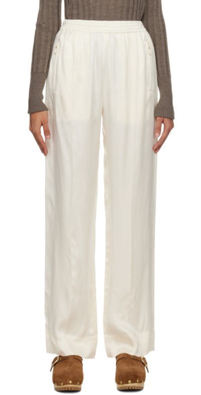 See by Chloé See by Chloé Off-White Pinched Seams Lounge Pants