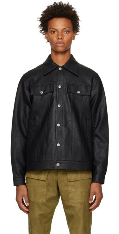 Séfr - Black Dante Faux-Leather Jacket