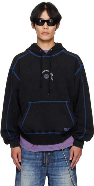Silas Silas Black Circle Logo Sweat Hoodie