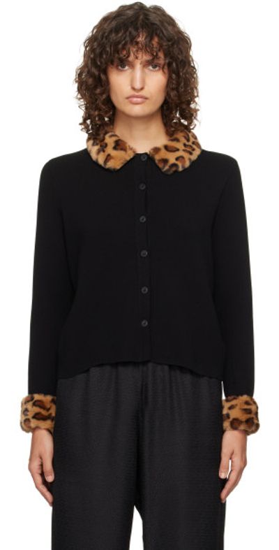 Sleeper Sleeper Black Carmela Knitted Cardigan
