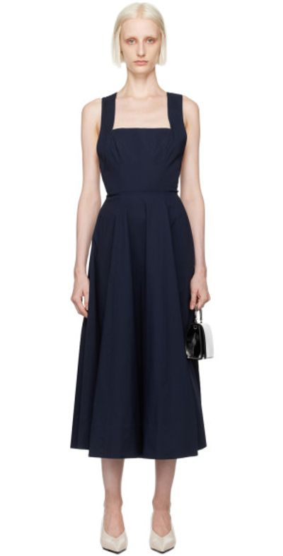 slim fit dress slacks STAUD, Effie Dress in Black Stardust, Size 6 main image 0