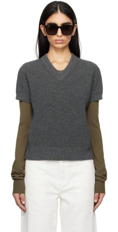 Still Here Still Here Gray Hotel Sweater