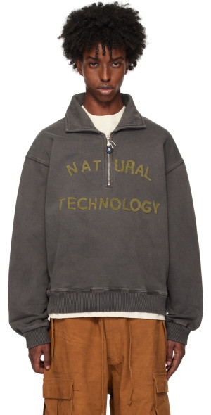 Story mfg. - Gray Geo Pullover Sweatshirt