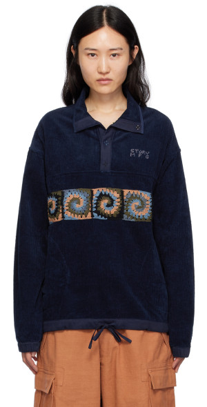 Story mfg. - Navy Polite Sweater