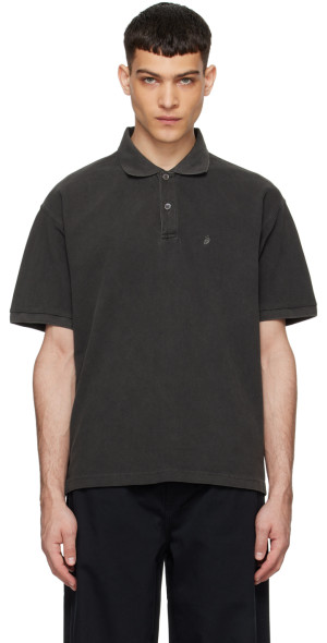 Stüssy - Black Pigment-Dyed Polo