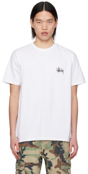 Stüssy - White Basic T-Shirt